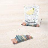 Stadt-Skyline Cape Towns, Afrika | Rechteckiger Pappuntersetzer (Vor Ort)