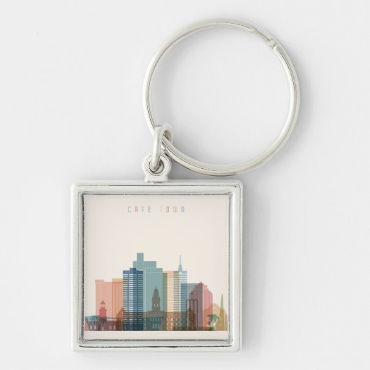 Stadt-Skyline Cape Towns, Afrika | Schlüsselanhänger (Vorne)