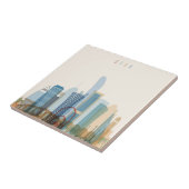 Stadt-Skyline Dohas, Qatar | Fliese (Seite)