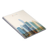 Stadt-Skyline Dohas, Qatar | Notizblock (Rechte Seite)