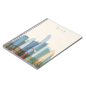 Stadt-Skyline Dohas, Qatar | Notizblock (Linke Seite)