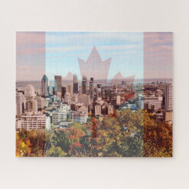 Stadt-Skyline-großes Puzzle Montreals Kanada