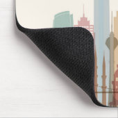 Stadt-Skyline Istanbuls, die Türkei | Mousepad (Ecke)