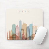 Stadt-Skyline Istanbuls, die Türkei | Mousepad (Mit Mouse)
