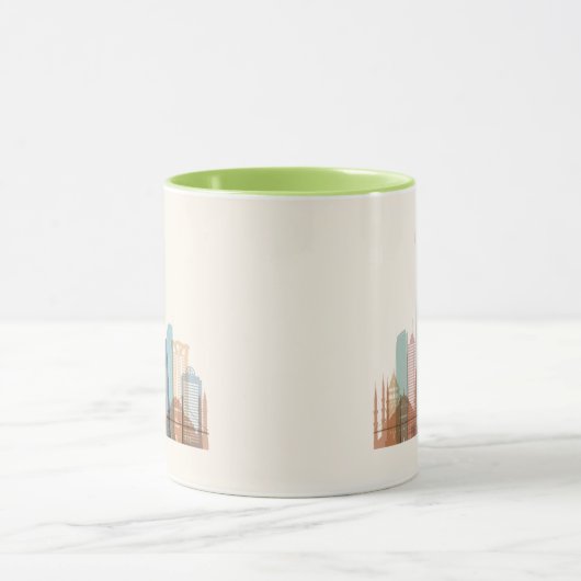 Stadt-Skyline Istanbuls, die Türkei | Tasse (Zentrum)