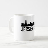 Stadt-Skyline Jersey City New-Jersey Kaffeetasse (Vorderseite Links)