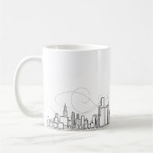 Stadt-Skyline Kaffeetasse (Links)