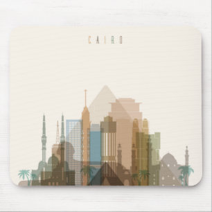 Stadt-Skyline Kairos, Ägypten   Mousepad