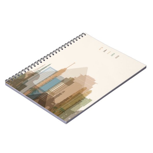 Stadt-Skyline Kairos, Ägypten | Notizblock (Linke Seite)