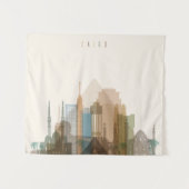 Stadt-Skyline Kairos, Ägypten | Wandteppich (Vorderseite (Horizontal))