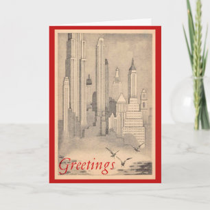 Stadt-Skyline-Karte Karte