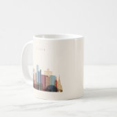 Stadt-Skyline Kölns, Deutschland | Kaffeetasse (Vorderseite Links)
