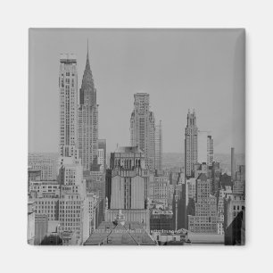 Stadt-Skyline Magnet