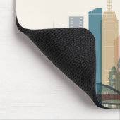 Stadt-Skyline Melbournes, Australien | Mousepad (Ecke)