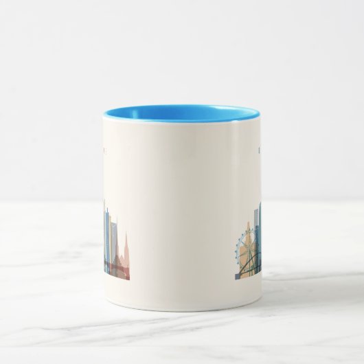 Stadt-Skyline Melbournes, Australien | Tasse (Zentrum)