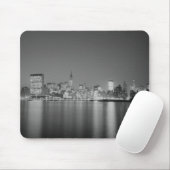 Stadt-Skyline nachts Mousepad (Mit Mouse)