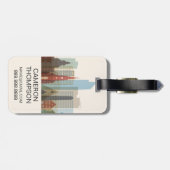 Stadt-Skyline Oslos, Norwegen | Gepäckanhänger (Rückseite horizontal)