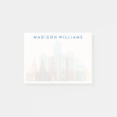 Stadt-Skyline Oslos, Norwegen | Post-it Klebezettel (Vorderseite)