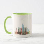 Stadt-Skyline Oslos, Norwegen | Tasse (Links)