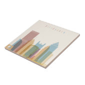 Stadt-Skyline Pittsburghs, Pennsylvania | Fliese (Seite)