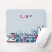 Stadt-Skyline Sydneys Australien Mousepad (Mit Mouse)