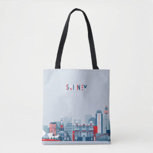 Stadt-Skyline Sydneys Australien Tasche