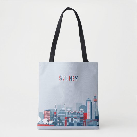 Stadt-Skyline Sydneys Australien Tasche (Vorderseite)