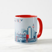 Stadt-Skyline Sydneys Australien Tasse (VorderseiteRechts)