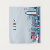 Stadt-Skyline Sydneys Australien Wandteppich (Vorderseite)