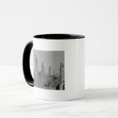 Stadt-Skyline Tasse (Vorderseite Links)