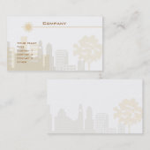 Stadt-Skyline Visitenkarte (Vorne/Hinten)