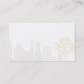 Stadt-Skyline Visitenkarte (Rückseite)