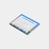Stadt Skyline von Waikiki Post-it Klebezettel (angewinkelt)