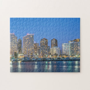 Stadt Skyline von Waikiki Puzzle