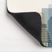 Stadt-Skyline Wellingtons, Neuseeland | Mousepad (Ecke)