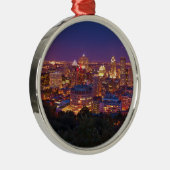 Stadt-SkylineBelvedere Kondiaronk Montreals Kanada Ornament Aus Metall (Rechts)