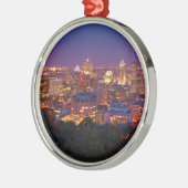 Stadt-SkylineBelvedere Kondiaronk Montreals Kanada Ornament Aus Metall (Links)