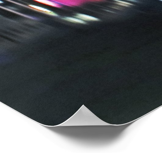 Stadt so hell Panoramablick Poster (Ecke)