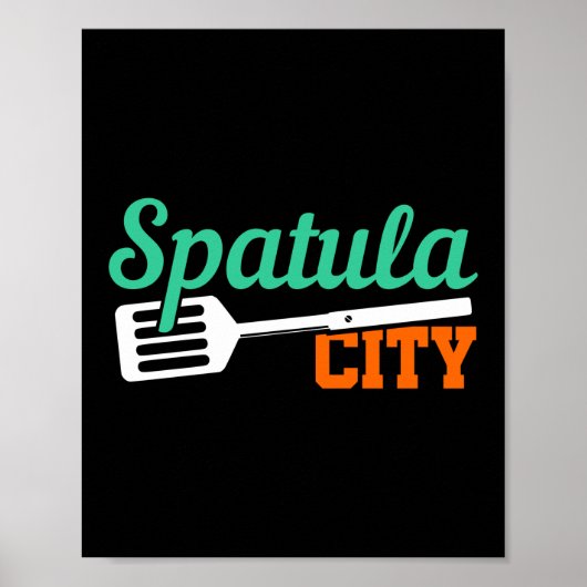 Stadt Spatula Poster (Vorne)