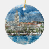 Stadt Split in Kroatien Keramikornament (Vorne)