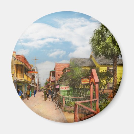 Stadt - St. Augustine Florida - Cozy Inn 1908 Magnet (Vorne)