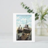 Stadt St. Ignace & Stadt Cleveland, D&C-Linie Postkarte (Stehend Vorderseite)