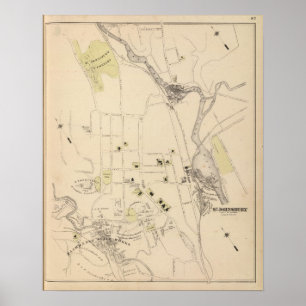 Stadt St. Johnsbury von St. Johnsbury Poster