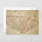 Stadt St. Louis, Missouri Karte (1870) (Vorne/Hinten)