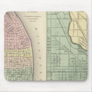 Stadt St. Louis, Missouri Stadt Chicago Mousepad