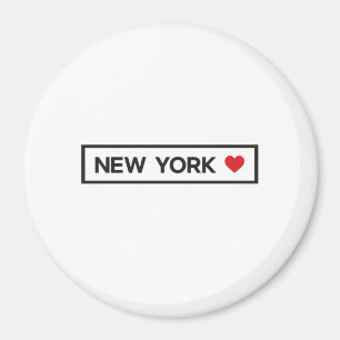 Stadt Stadt Staat Land Zuhause Ich Liebe New York Magnet