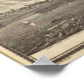 Stadt Storm Lake Brauerei, Muscatine Bldg Poster (Ecke)