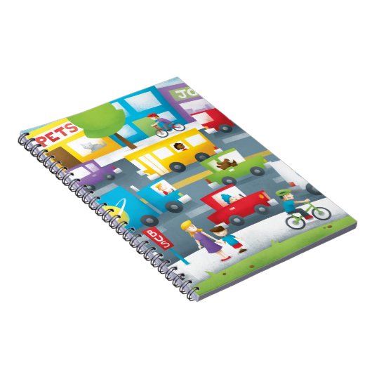 Stadt-Straße Notizblock (Rechte Seite)