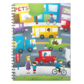 Stadt-Straße Notizblock (Vorderseite)