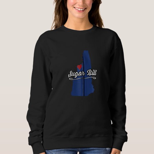 Stadt Sugar Hill New Hampshire Nh Merch Zip Sweatshirt (Vorderseite)